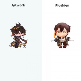 Juguetes de peluche de anime personalizados con efecto Genshin Arataki Itto