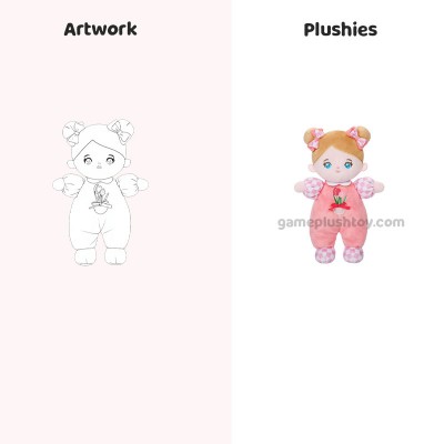 Customizing Plushies Custom 10" Plush Dolls for Girls