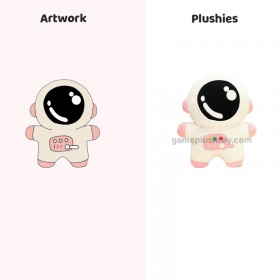 Peluche astronaute, jouet doux et moelleux, coussin à câliner, peluche spatiale de dessin animé