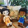 African Plush Doll Soft Stuffed Plush Toy with Diverse Skin Tones