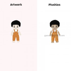 Poupée en peluche africaine douce, jouet en peluche avec différentes teintes de peau pour enfants