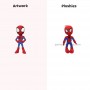 Peluche Spiderman douce, figurine Spiderman en peluche pour enfants