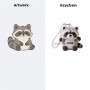 how to get Plush Raccoon Keychain