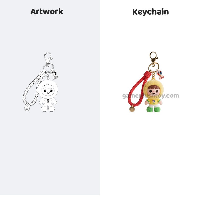 how to get Plush Keychain For Football Mascot