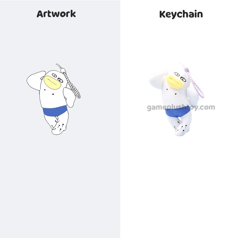 Porte-clés en peluche ours personnalisé, pendentif porte-clés en peluche original