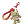Llavero de peluche de rana personalizado, mini colgante de animal de peluche para bolsos
