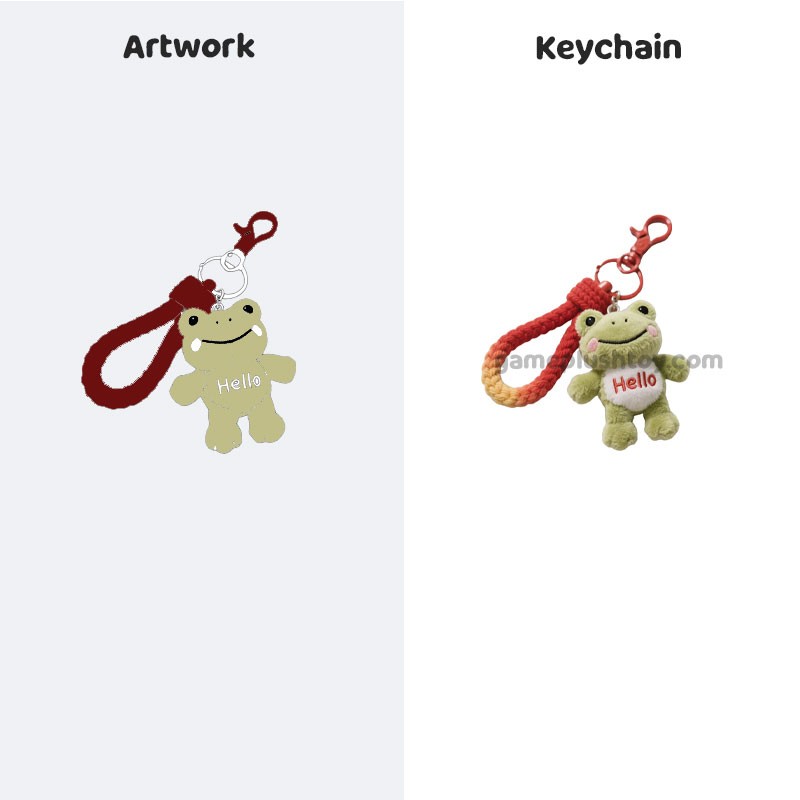 how to get Custom Frog Plush Keychain