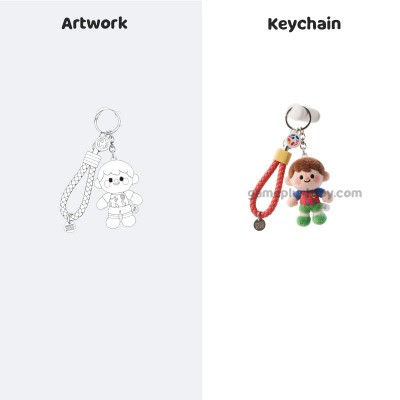 Customized Mini Plush Keychain