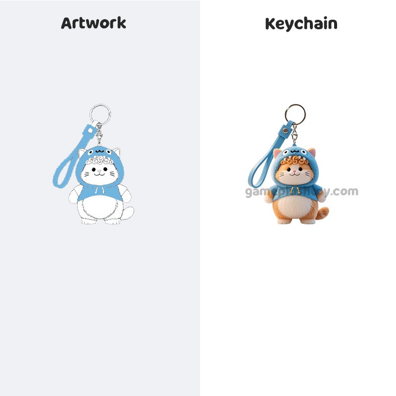 Fabricant OEM/ODM de souvenirs en peluche personnalisés - Porte-clés en peluche de la série Animaux (10 cm)