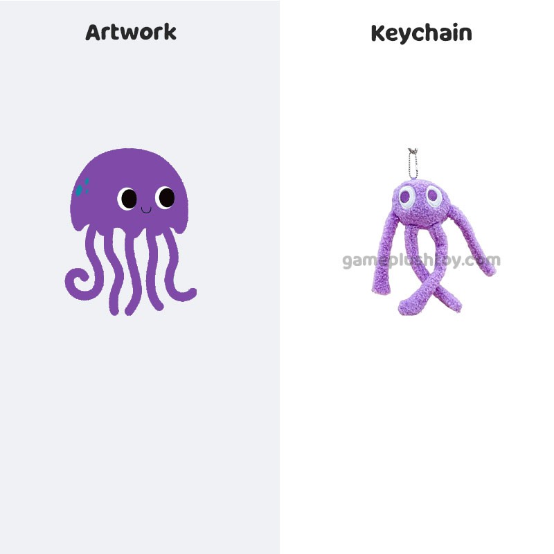 Llavero de peluche de océano, suave y bonito, ideal como regalo para niñas, coleccionable.