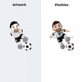 Individuell gestaltete Fußball-Plüschtiere, individuelle Starspieler-Maskottchen-Plüschtiere, OEM-Unterstützung