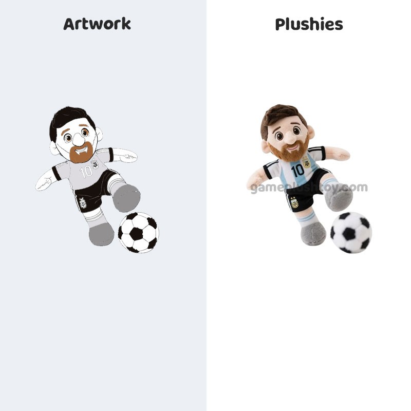 Individuell gestaltete Fußball-Plüschtiere, individuelle Starspieler-Maskottchen-Plüschtiere, OEM-Unterstützung