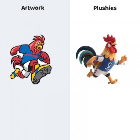 2026 월드컵 로스터 마스코트 봉제인형, 스포츠용 부드러운 인형