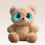 음성 상호작용 기능이 있는 AI 지능형 봉제 인형, 맞춤형 발광 눈 동반자 인형