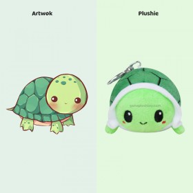 DIY stuffed teeturtle turtle plush stuffed toy vendor