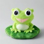 Peluche de rana personalizado, diseño de rana suave, fabricado por un experto fabricante de peluches de animales.