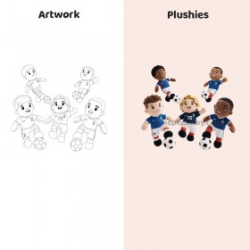 Fabricants de peluches OEM personnalisés pour les équipes sportives