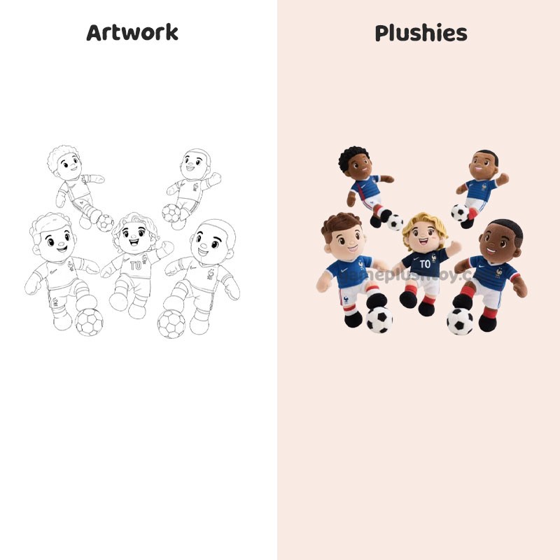 Fabricants de peluches OEM personnalisés pour les équipes sportives