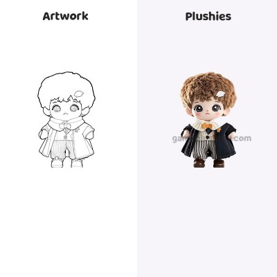 맞춤 제작 봉제 인형 액세서리, 비닐 패션 인형용 20cm 봉제 바람막이 액세서리