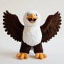 Individuell gestaltete Plüschtiere, Adler, weiche Stofftiere, personalisierte Plüschtierhersteller