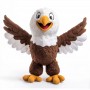 Águila de peluche personalizada, juguetes de peluche suaves, fabricante de juguetes de peluche personalizados