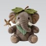 Juguete de peluche de elefante personalizado, lindo elefante de marca personalizada, juguete de peluche antiestrés.
