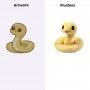 Individuell gestaltetes Schlangen-Maskottchen-Plüschtier, kuscheliges Plüschtier, Geschenk, Stofftier, Schlangen-Plüschtiere