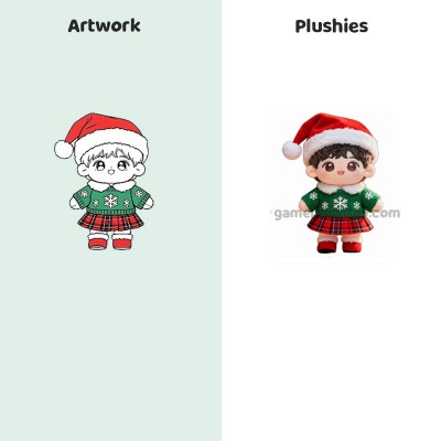 Accesorios para muñecas navideñas, accesorios de moda personalizados para fotografía