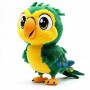 Peluche perroquet personnalisée, conception d'animal en peluche sur mesure, fabricant de jouets en peluche OEM