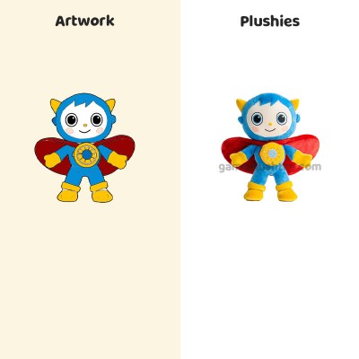 Individuell gestaltete Anime-Plüschpuppe, 10–20 cm, kleine Stoffpuppe für Kinder