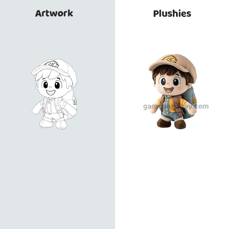 Peluche personnalisée d'idole, fabricant de peluches d'anime, prix bas, jouet en peluche mignon