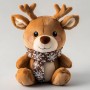 Peluche personalizado de ciervo kawaii, lindo y suave, de 3 pulgadas, de anime.