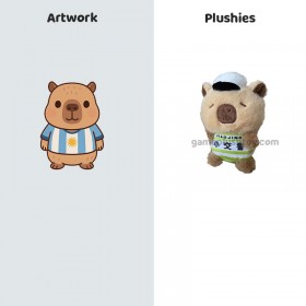 Custom Plush Bear Pendant with Floral Jacket Soft Toy Accessory for Backpack & Gift