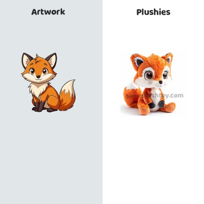Custom Fox Plush Toy High Quality