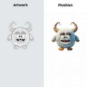 Peluche Monstre, Animal en Peluche, Décoration de Chambre, Fabricant OEM d'Animaux en Peluche Personnalisés