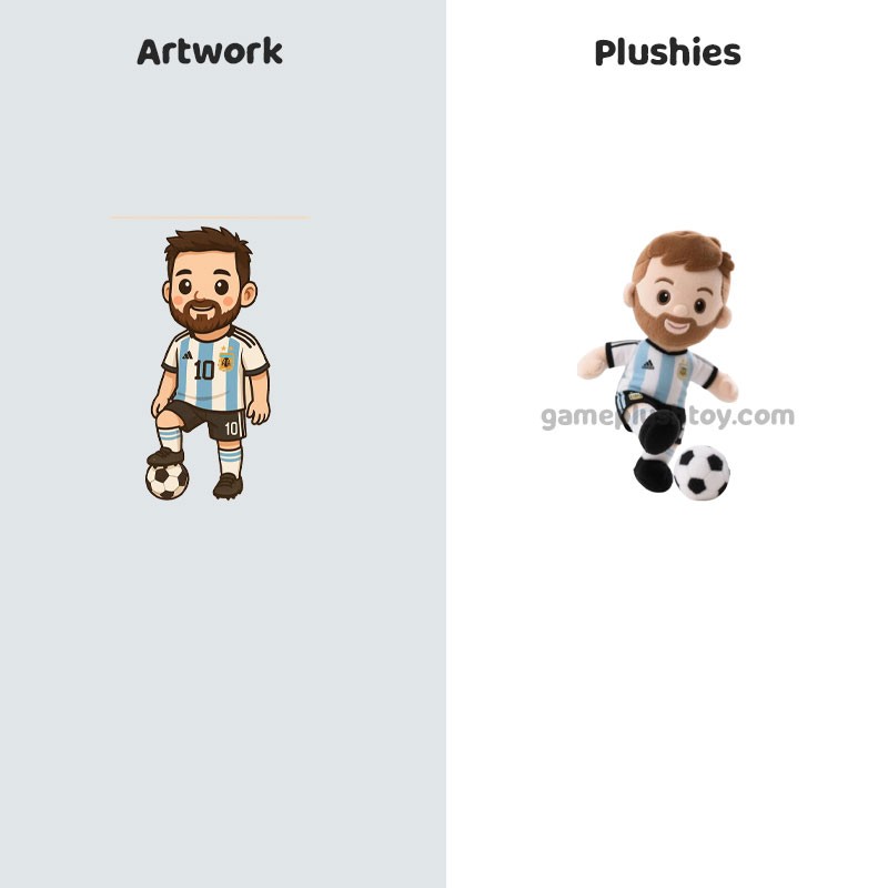 Muñecos de peluche de algodón personalizados, mascota mundial 2026, juguetes de algodón con personalización de logotipo