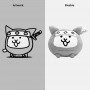 how to create Battle Cats Plush Toys custom pillow