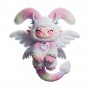 Peluche Animal avec Ailes Fantastiques, Rembourrage en Coton PP et Doublure en Filet - Cadeau pour Enfants
