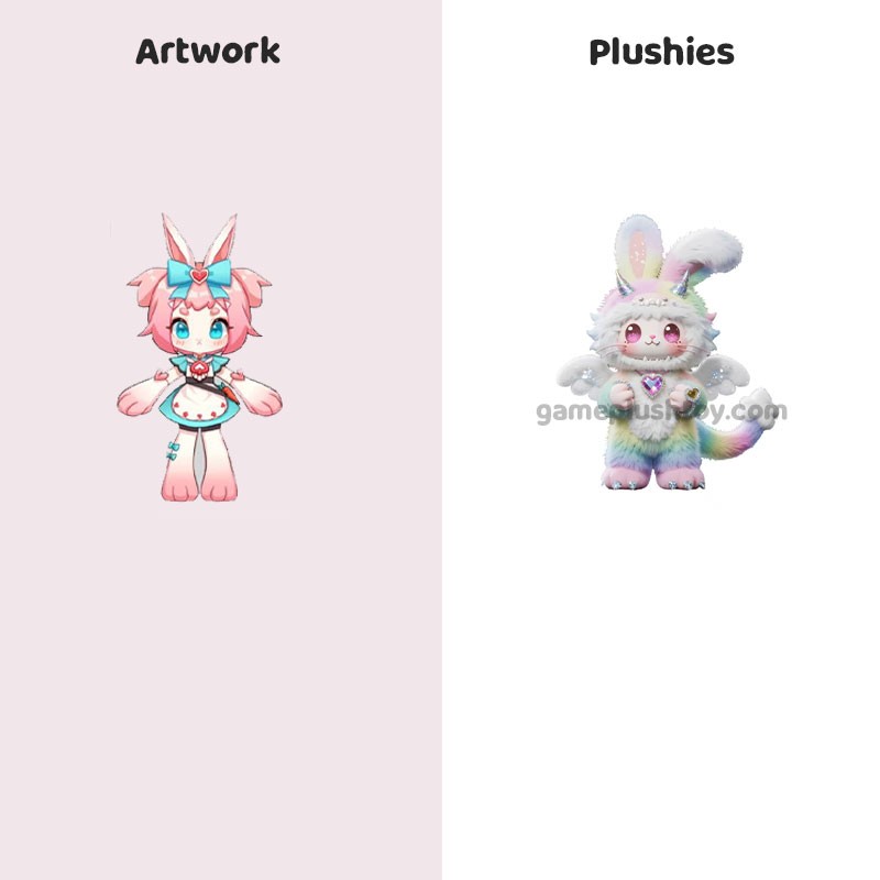 Peluche Animal avec Ailes Fantastiques, Rembourrage en Coton PP et Doublure en Filet - Cadeau pour Enfants