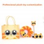 Corporate Plush Merchandise Customizable U-Shaped Plush Pillow & Eye Mask Custom Mascot Plush Toy
