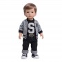Custom Talking Baby Doll Realistic Silicone Full Body Newborn Boy with Clothes & Sound Feature