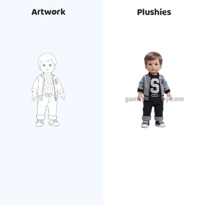 Poupée bébé parlante personnalisée, bébé garçon réaliste en silicone, corps entier, avec vêtements