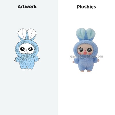 주문제작 토끼 인형, 매우 부드러운 PP솜 충전재가 들어간 면 소재 동물 인형