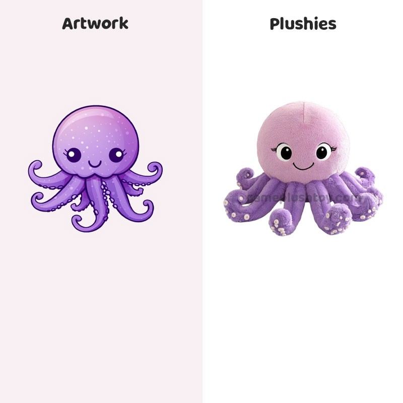 how to get Custom Octopus Stuffed Animal