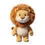 Lion en peluche douce, jouet animal en peluche pour enfants, cadeau de Noël et d'anniversaire