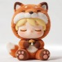 Hochwertiges, individuell gestaltetes Fuchs-Plüschtier, Firmenmaskottchen, OEM/ODM-Markenplüschtier