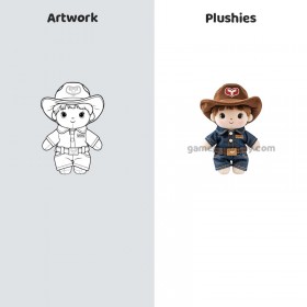 디자이너 플러시 인형, 고품질, 20~30cm, 맞춤 패션 인형 의상, 데님 정장