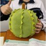Cojín antiestrés desprendible de peluche de durian con relleno de algodón PP