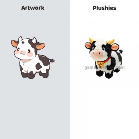 Fabricant de peluches vaches douces, OEM Usine de peluches
