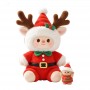 Regalo navideño de peluche personalizado Juego de peluche personalizado para padres e hijos